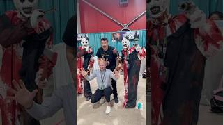 Art The Clown Halloween Costume Terrifier with Robert Brian Wilson viral shorts halloween [upl. by Thisbee]