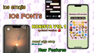 iOS Instagram for all Android Phones🍎  Honista v101  iOS emojis amp fonts  iOS reels amp stories [upl. by Adnil716]