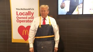 Opinion Want fries with those lies Trump campaign hijacks McDonalds in antiHarris stunt [upl. by Ahsitam]