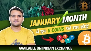 top 5 coins to invest today  crypto coins for January  best cryptocurrency coin to buy now [upl. by Naoh889]