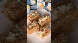 Viral Mayo Sandwich 😋 Veg Sandwich Recipe shortsvideo shorts [upl. by Ernesta]