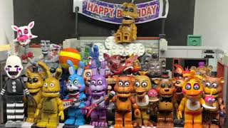 Every Fnaf McFarlane figurecustom that I have Part 1 [upl. by Rotow771]