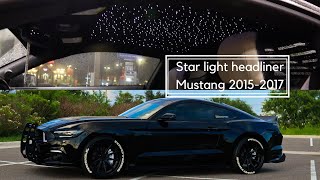 20152017 Ford Mustang Starlight headliner install [upl. by Chivers]