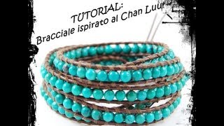 Tutorial  Bracciale ispirato al Chan Luu [upl. by Petrina]