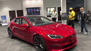 2024 Tesla model S plaid walk around tour [upl. by Aluap697]