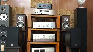 Paradigm 15B Bookshelf Speakers vs Marantz AMP 1 [upl. by Harbard]