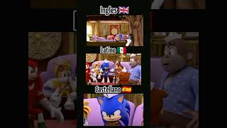 Escena de Sonic boom en diferentes doblajes shorts [upl. by Anirba]