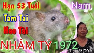 Lá số Tử vi Tuổi Nhâm Tý 1972 nam mạng Năm Giáp Thìn 2024 Hạn 53 Tuổi và Tam Tai phải Hết Sức Chú ý [upl. by Ahtinak]