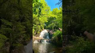 Hiking to see a waterfall in the Poconos mountains ￼ [upl. by Atinel]