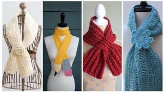 Awesome Crochet Keyhole Scarf Designs Ideas 2024 [upl. by Etnoval59]