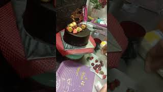 buat tart full coklat dan buah segar [upl. by Nairrot]