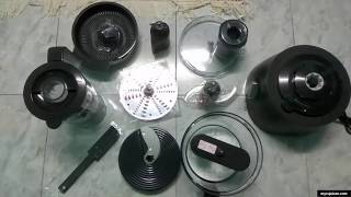 Unboxing Philips Food Processor HR7776 [upl. by Ssor]