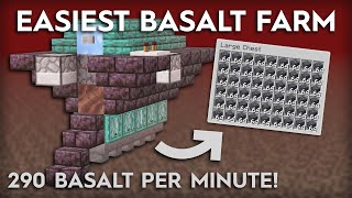 Fastest basalt farm in Minecraft [upl. by Afira31]