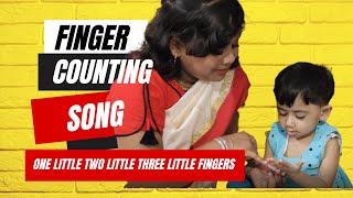 One Little Two Little Three Little Fingers Finger Counting Song Unique version 2023 [upl. by Anuahsed]