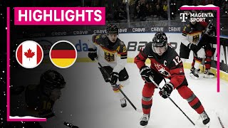 Kanada  Deutschland  IIHF U20 EishockeyWM  MAGENTA SPORT [upl. by Aonian100]