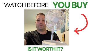 Does this Oscillating Portable Fan with Remote work well Honest Review [upl. by Boiney]