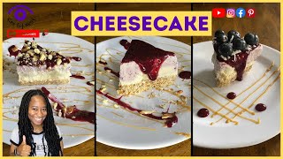 How to make blueberry CHEESECAKE No bakeVegan [upl. by Niac]