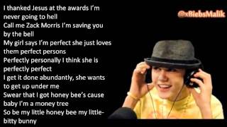 Justin Bieber Freestyle Rap 2011 LYRICS [upl. by Stoneham]