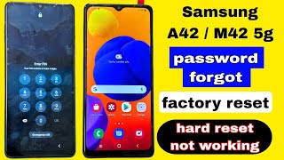 Samsung a42 5g hard reset  Samsung a42 5g hard reset not working  Samsung m42 5g hard reset [upl. by Carling]