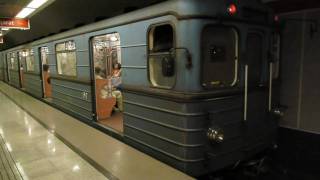 Budapest Metro M2 at Blaha Lujza tèr 1080p [upl. by Enyak844]