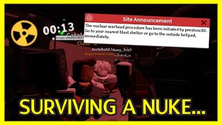 Surviving A Nuke In SCP Roleplay [upl. by Animor]