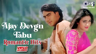 Ajay Devgn Tabu Romantic Hits  90s Hits Hindi Songs  Sadabahar Songs Bollywood Hits Video Jukebox [upl. by Selassie514]