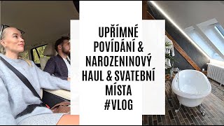 UPŘÍMNÉ POVÍDÁNÍ amp NAROZENINOVÝ HAUL amp SVATEBNÍ MÍSTA VLOG [upl. by Chavez]