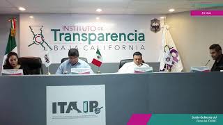 Trigésima Sexta Sesión Ordinaria de 2024 del Pleno del ITAIPBC [upl. by Olram]