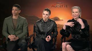 The Cast of quotThe Acolytequot Talk All Things quotStar Warsquot [upl. by Atok853]