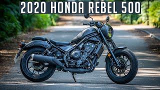 2020 Honda Rebel 500  First Ride Review [upl. by Nhor904]