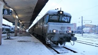 En cabine du CC 72121 de Belfort à Vesoul 15 janvier 2017 [upl. by Asaeret]