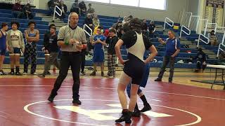 Worcester Wrestling  Gavin Forrest vs Quabbin JV 1 [upl. by Enneiluj62]