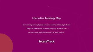 Network Topology  Tufin SecureTrack [upl. by Animlehliw]