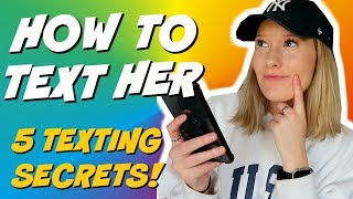 HOW TO TEXT THE GIRL YOU LIKE [upl. by Oalsecnew428]