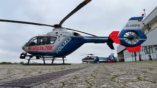 I visited the Police of RheinlandPfalz helicopter unit at Winningen EDRK by Koblenz [upl. by Neruat]