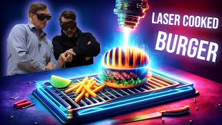 Can a Steel Cutting Laser Cook a Perfect Burger [upl. by Nomi]