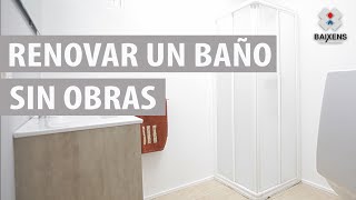 Renovar un baño sin obras  Cubrecerámica  Baixens [upl. by Bara203]