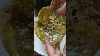 Healthy Palak Paneer Paratha 😋 food  health dietshorts healthy paratha  youtubeshorts [upl. by Sigvard842]