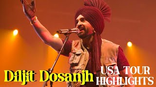 DILJIT DOSANJH USA TOUR HIGHLIGHTS  DILUMINATI TOUR  DILJIT LIVE CONCERT ATLANTA  SHIVANI GAUR [upl. by Calle]