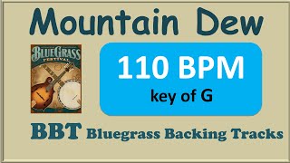 Mountain Dew 110 BPM bluegrass backing track in G [upl. by Jonathan246]