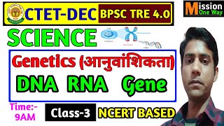 Genetics आनुवांशिकता  DNA RNA GENE CHROMOSOME NCERT BASED CLASS3 [upl. by Dedric]