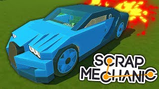 SCRAP MECHANIC  BUDUJEMY NAJSZYBSZY SAMOCHÓD NA ŚWIECIE [upl. by Timon]