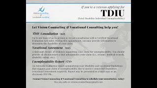 VA  TDIU Claim Assistance [upl. by Sudhir]