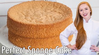 How to Make the PERFECT Sponge Cake EASY NoFail Recipe [upl. by Hambley]