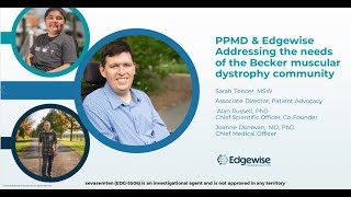 Webinar Edgewise Therapeutics  Clinical Trials in Becker Muscular Dystrophy [upl. by Eenor]