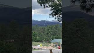 Landspout spotted near Village of Ruidoso by viewer [upl. by Damour]