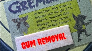 Gum Removal ￼ Vintage sports and nonsports cards [upl. by Newman]