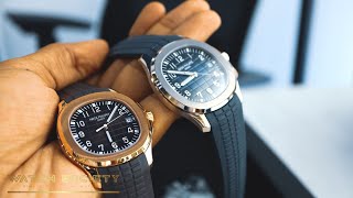 Patek Philippe Aquanaut 5167R amp Patek Philippe 5168G how does it compare [upl. by Ahsitul]