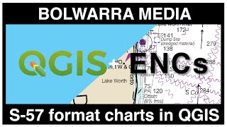 Working with marine charts in QGIS 3 Windows [upl. by Ahtelahs]