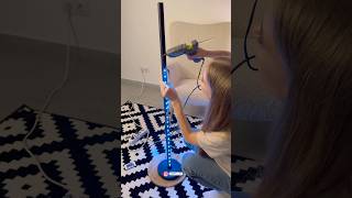 Making a LED floor lamp for my room💞✨ shorts diycrafts craftideas diylamp diy tutorial [upl. by Yahsram]